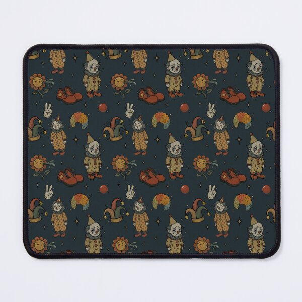 Item preview, Vintage Clowncore Seamless Pattern – Retro Circus designed and sold by LaPolilladPapel.