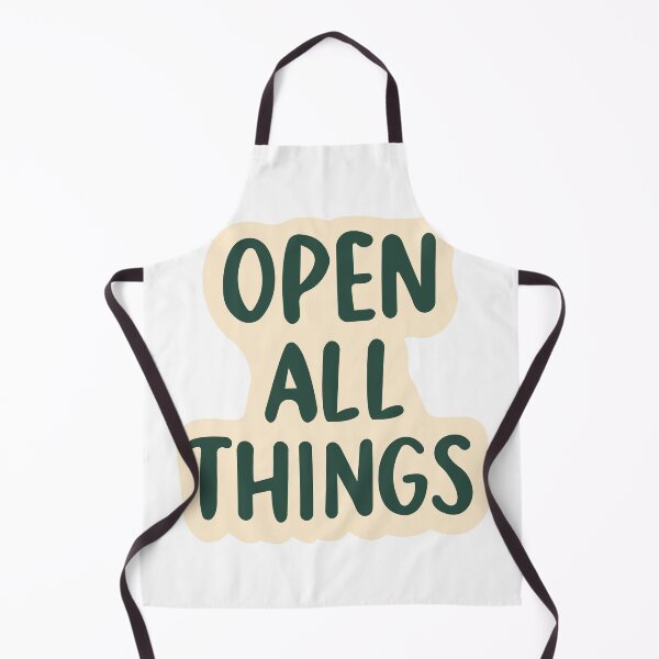 Item preview, Open All Things Typography Design | Minimal Positive Quote Aesthetic designed and sold by lilastonart.