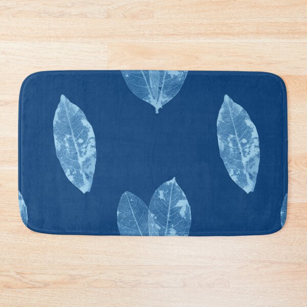 Item preview, Leaves I, Cyanotype Seamless Pattern, Blaudruck, Sunprint designed and sold by SWSandraWechner.