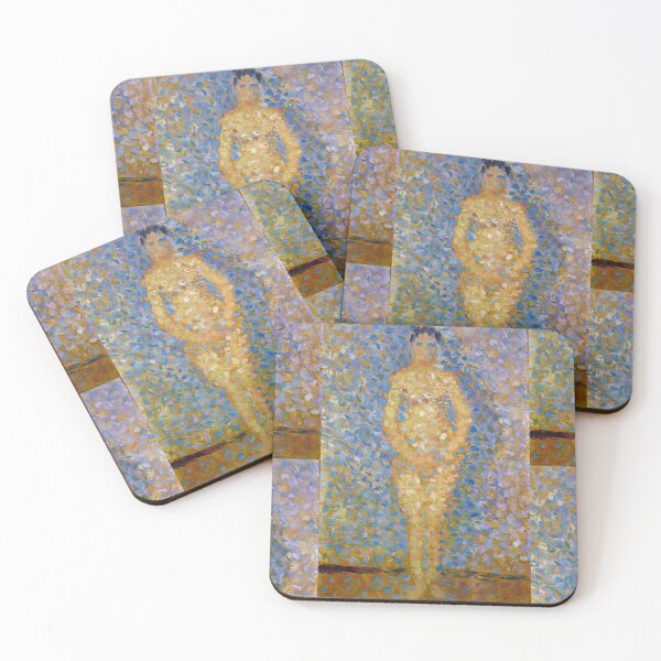 Item preview, Standing Model by Georges Seurat: Neo Impressionist Nude Fine Art Poster designed and sold by artofuniverse.