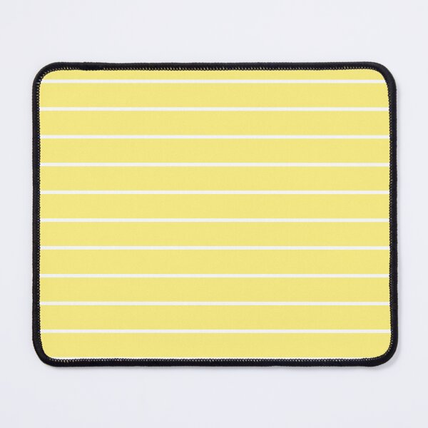 Item preview, Yellow And White horizontal Pinstripes Pattern designed and sold by pattern-archive.