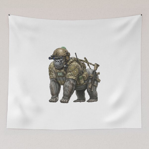 Item preview, Tactical Gorilla designed and sold by RAWLIFEGRAPHIC.