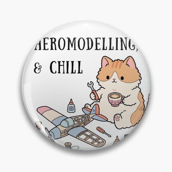Item preview, Aeromodelling and Chill Fluffy Cat Kawaii Art designed and sold by Blupunk.