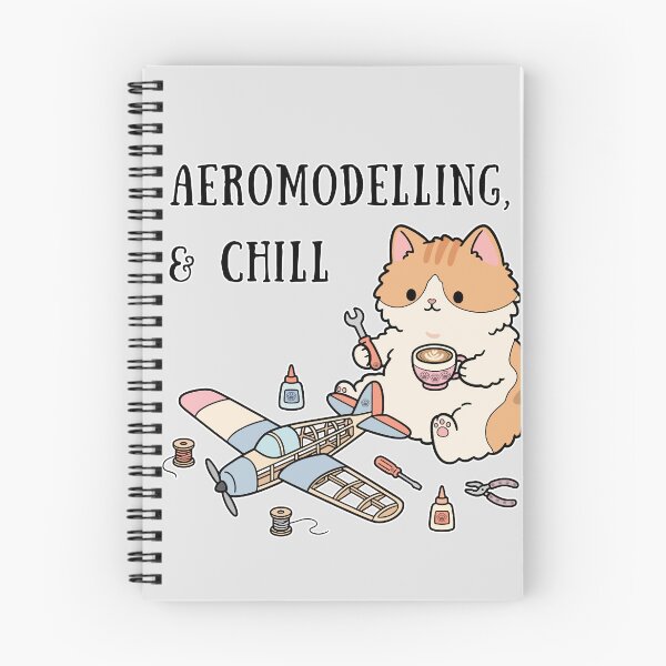 Item preview, Aeromodelling and Chill Fluffy Cat Kawaii Art designed and sold by Blupunk.