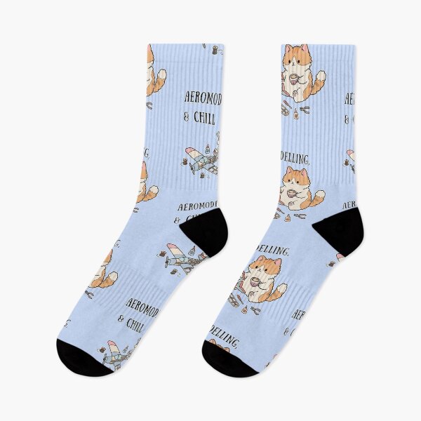 Item preview, Aeromodelling and Chill Fluffy Cat Kawaii Art designed and sold by Blupunk.