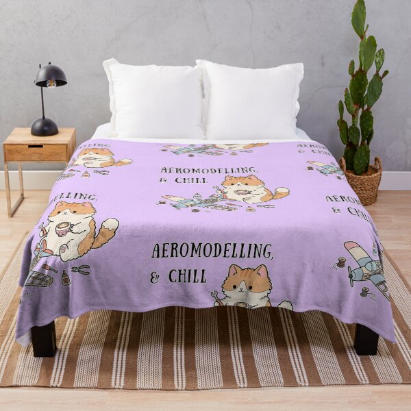 Item preview, Aeromodelling and Chill Fluffy Cat Kawaii Art designed and sold by Blupunk.