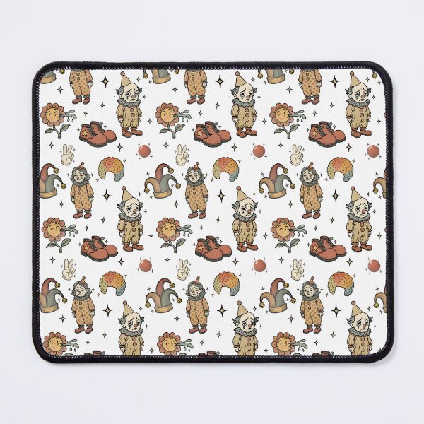 Item preview, Vintage Clowncore Seamless Pattern – Retro Circus designed and sold by LaPolilladPapel.