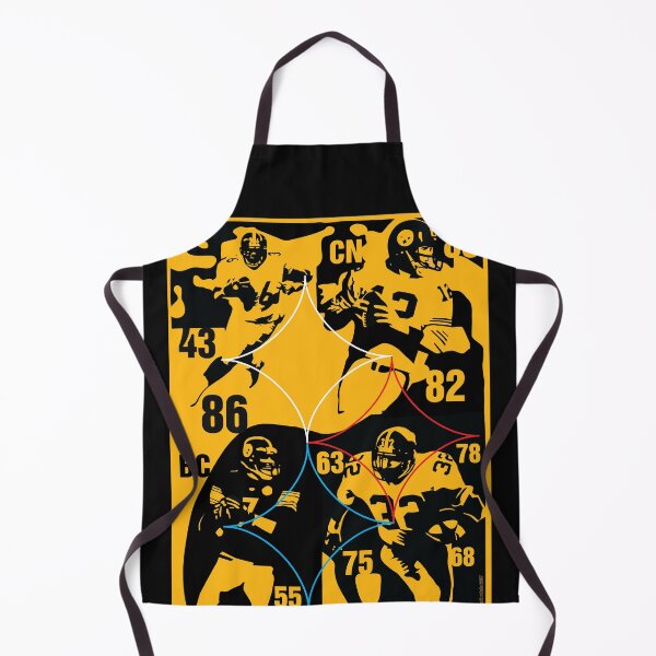 Item preview, Pittsburgh Steelers Greats Franco Harris #32, Terry Bradshaw #12, Jerome Bettis #36, Ben Roethlisberger #7 designed and sold by Rolographics1.