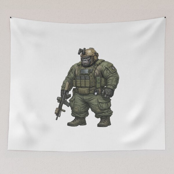 Item preview, Tactical Gorilla designed and sold by RAWLIFEGRAPHIC.