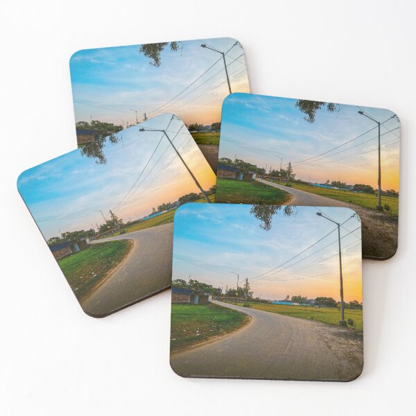 Item preview, Sunset Road Through Countryside - Framed print  designed and sold by RawmenX.