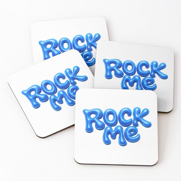 Item preview, Rock Me Blue Bubble Typography designed and sold by tviyluv.