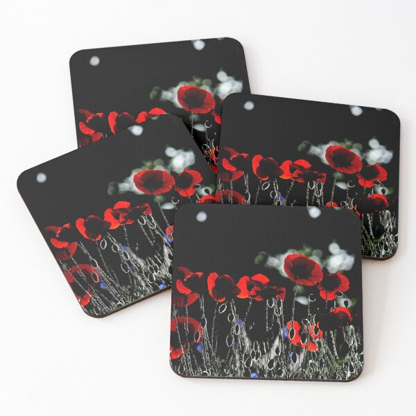 Item preview, Red Poppy Flowers in Dramatic Light designed and sold by onubi.