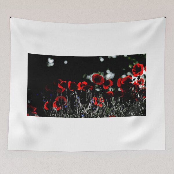 Item preview, Red Poppy Flowers in Dramatic Light designed and sold by onubi.