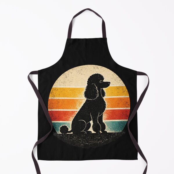 Item preview, Poodle Sunset Silhouette Retro Dog Lover Elegant Poodle Gift designed and sold by ZEBBEDE - Minimal Streetwear .
