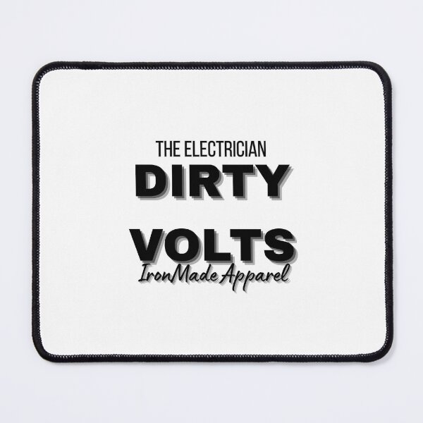 Item preview, Dirty Volts Electrician T-Shirt – Bold Electric Humor Tee for Linemen, Technicians & Electrical Pros designed and sold by IronMade Apparel.