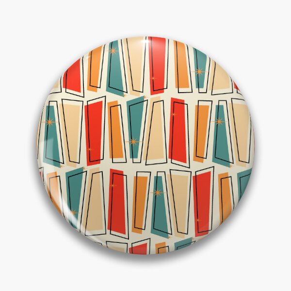 Item preview, Retro Geometric Mid Century Modern Pattern designed and sold by Vileprint.