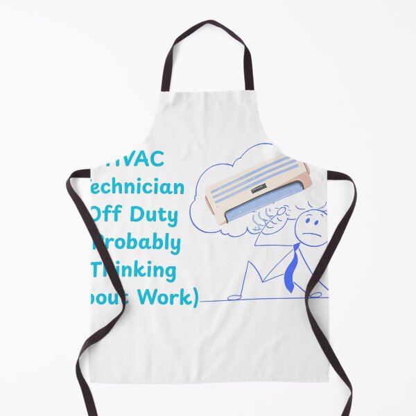 Item preview, HVAC Technician Off Duty (Still Thinking About Work) Funny HVAC Worker Humor Tee designed and sold by Anasalseady.