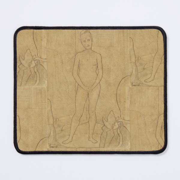 Item preview, Study After the Models by Georges Seurat: Neo Impressionist Figure Poster designed and sold by artofuniverse.