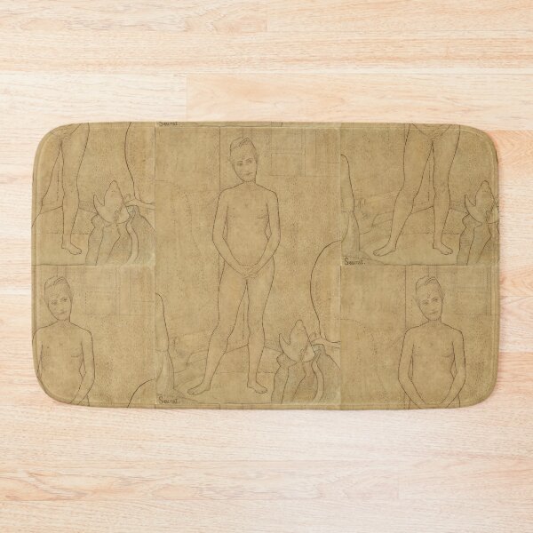 Item preview, Study After the Models by Georges Seurat: Neo Impressionist Figure Poster designed and sold by artofuniverse.