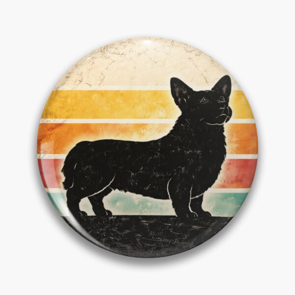 Item preview, Corgi Sunset Silhouette Retro Dog Lover Cute Corgi Gift designed and sold by ZEBBEDE - Minimal Streetwear .