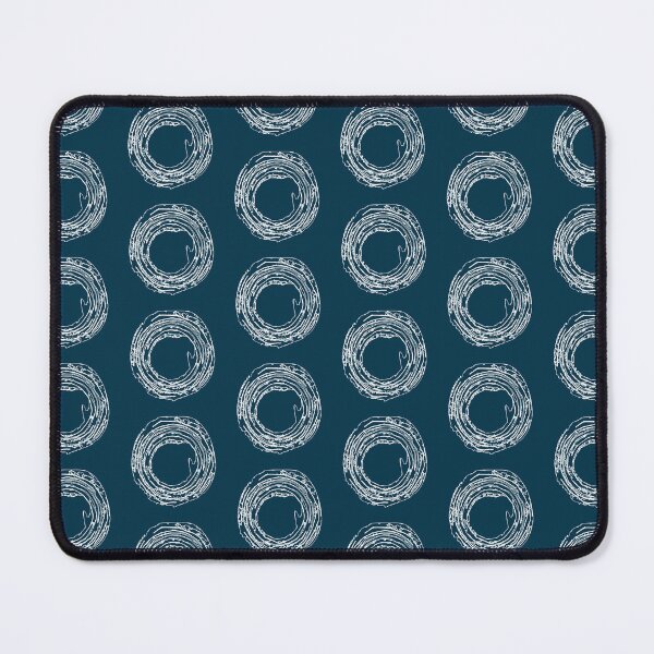 Item preview, Circle Pattern I, Line Drawing Symmetric Minimalist Aesthetic Design, midnight Blue designed and sold by SWSandraWechner.