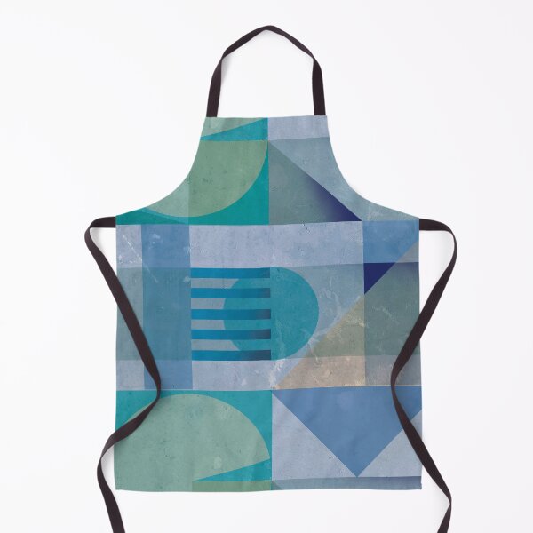 Item preview, Abstract blue city composition designed and sold by korasi.