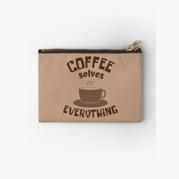 Item preview, Coffee Solves Everything Funny Coffee Quote designed and sold by DesignsVault.
