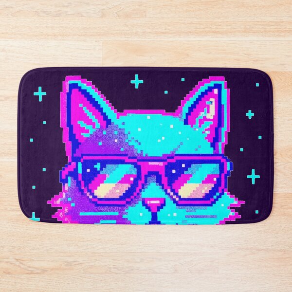Item preview, RETRO SPACE CAT *ੈ✩‧₊˚  designed and sold by CitizenUFO ♥︎*ੈ✩.