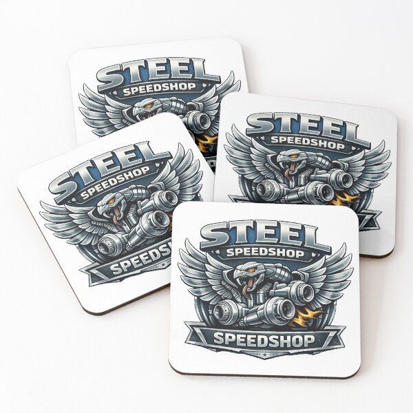 Item preview, Steel Speedshop Mechanical Eagle Engine Winged Hot Rod Design designed and sold by SasquatchTrail.