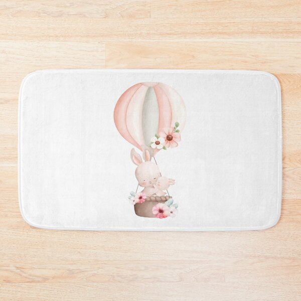 Item preview, Easter Mom and Baby Rabbit with Balloon - Adorable Spring Bunny Gift designed and sold by FuzionRaptor.