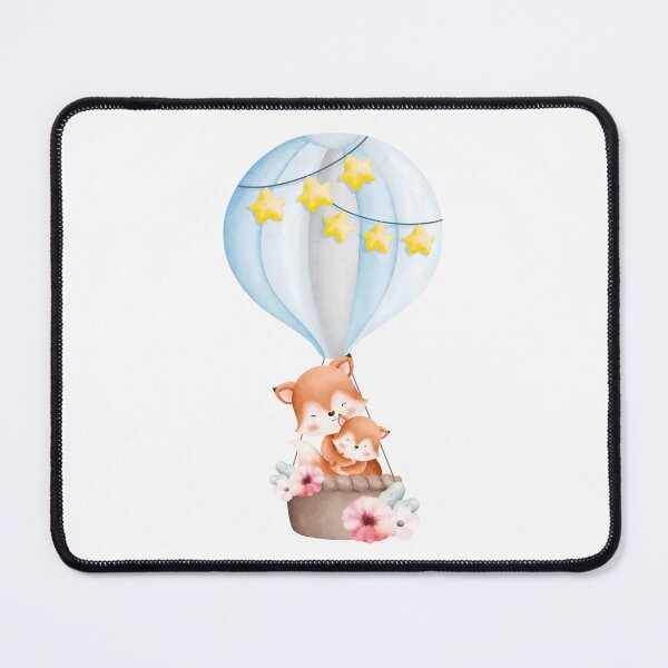Item preview, Easter Mom and Baby Fox with Balloon - Adorable Spring Fox Animal Gift designed and sold by FuzionRaptor.