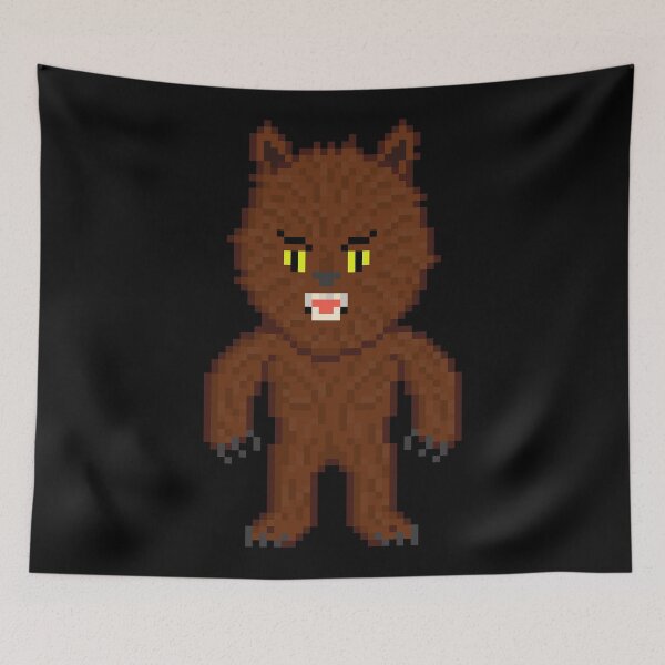 Item preview, Pixel Monster Werewolf designed and sold by gkillerb.