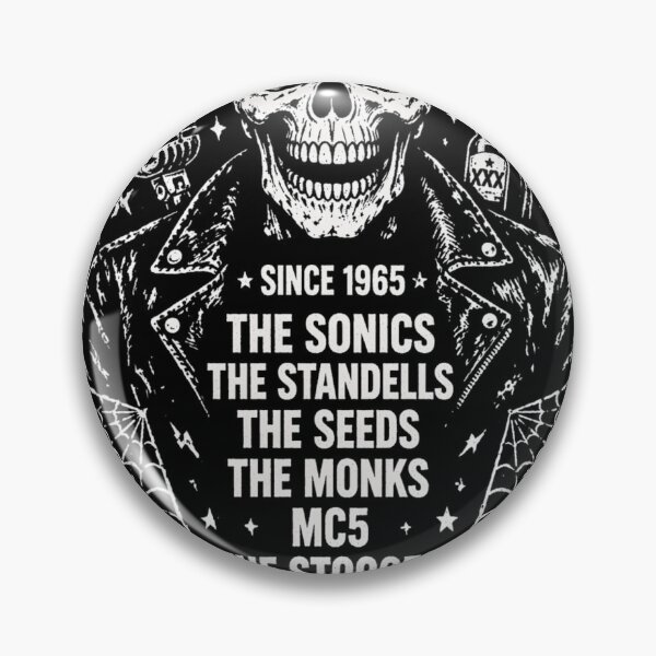 Item preview, Garage Punk Since 1965 – Skull Leather Jacket Rock Band Distressed Vintage Punk Rock T-Shirt Design designed and sold by Endthedisease.