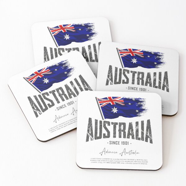 Item preview, Australia Flag Grunge Streetwear Black Font designed and sold by Ruinn Store.