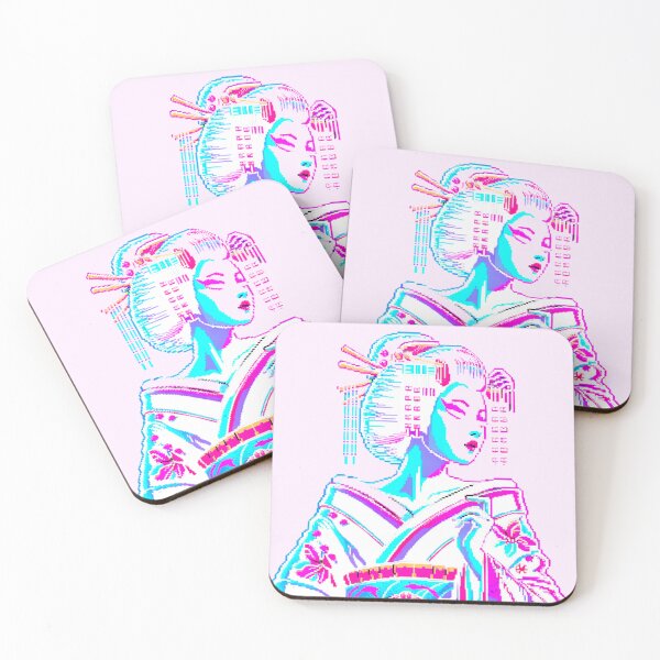 Item preview, PINK PIXEL GEISHA *ੈ✩‧₊˚ designed and sold by CitizenUFO ♥︎*ੈ✩.