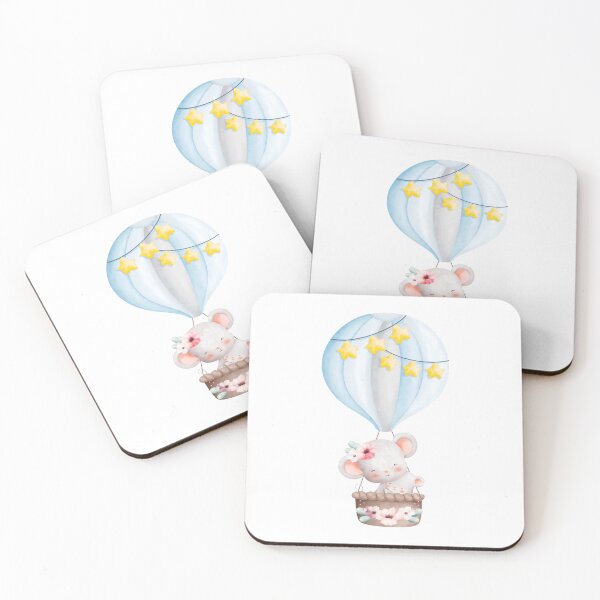 Item preview, Easter Mom and Baby Mice with Balloon - Adorable Spring Mouse Gift designed and sold by FuzionRaptor.