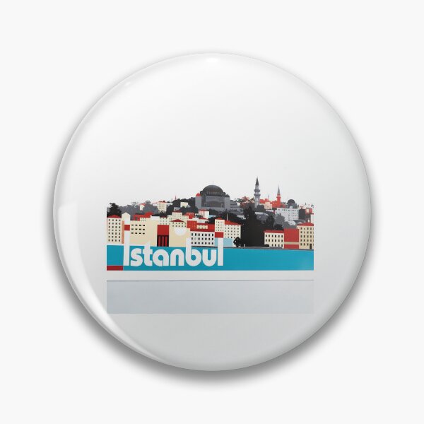 Item preview, Istanbul Abstract Modern Cityscape Collage designed and sold by OzzFrequency.