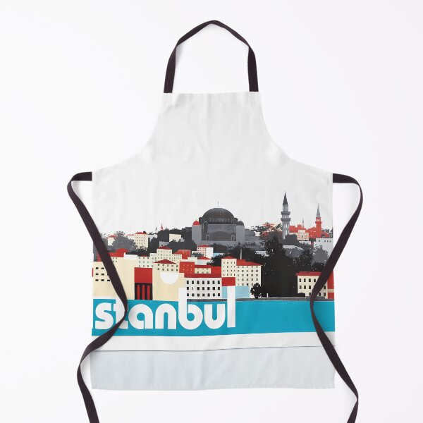Item preview, Istanbul Abstract Modern Cityscape Collage designed and sold by OzzFrequency.