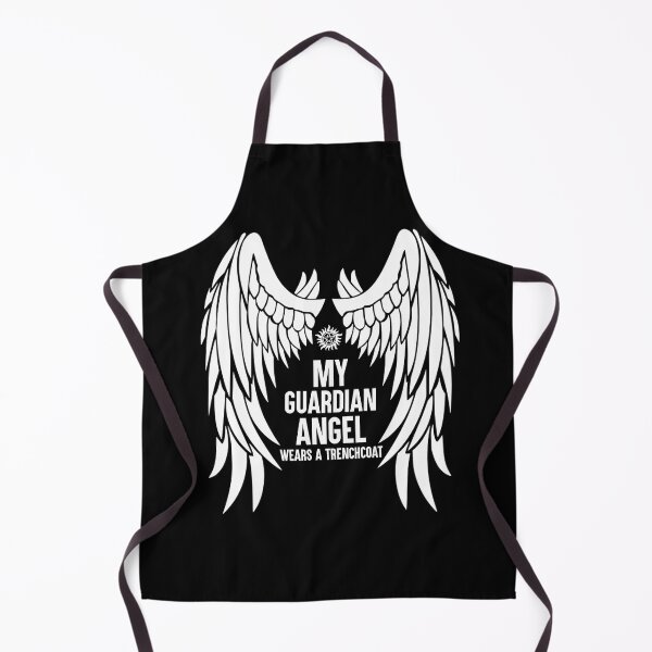 Item preview, My Guardian Angel Wears a Trenchcoat Castiel Supernatural designed and sold by Say It With Ink.