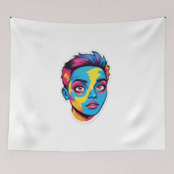 Item preview, Vivid Modern Portrait designed and sold by tim tal.