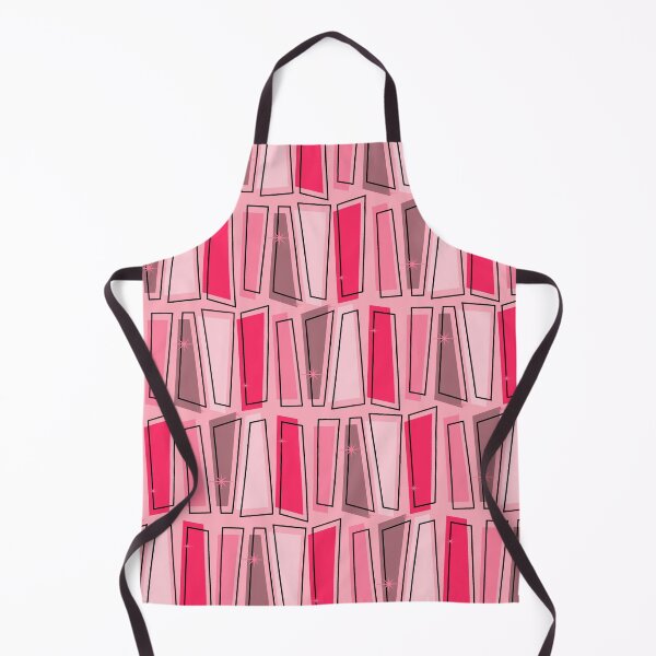 Item preview, Pink Retro Geometric Mid Century Modern Pattern designed and sold by Vileprint.
