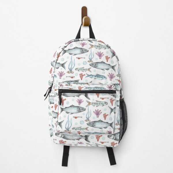 Item preview, Watercolor Fish and Coral Pattern designed and sold by silviaol.