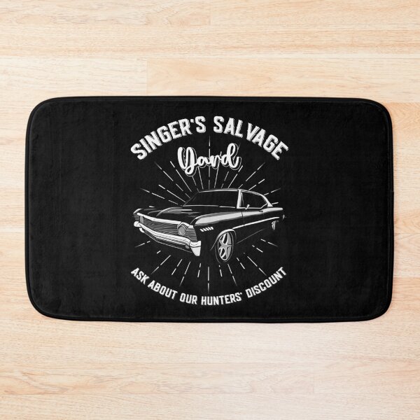 Item preview, Singer’s Salvage Yard Hunters Discount Supernatural Impala Fan designed and sold by Say It With Ink.