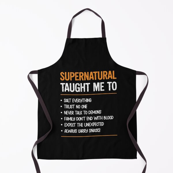 Item preview, Supernatural Taught Me To Funny Rules Quote designed and sold by Say It With Ink.