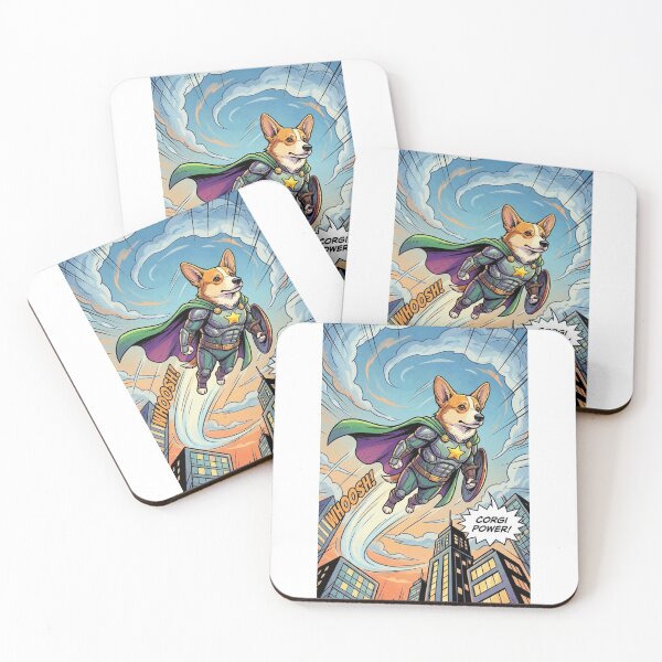 Item preview, Corgi superhero to save the day designed and sold by carlsmart1.