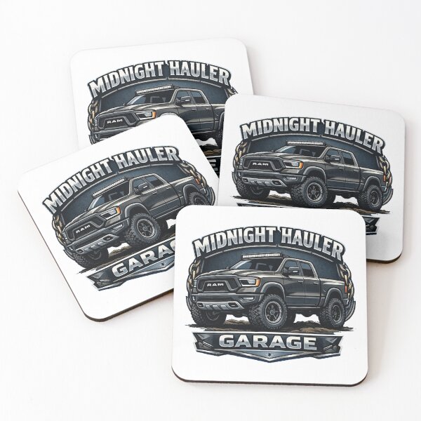 Item preview, Midnight Hauler Garage Black Ram Pickup Truck Off-Road 4x4 Design designed and sold by SasquatchTrail.
