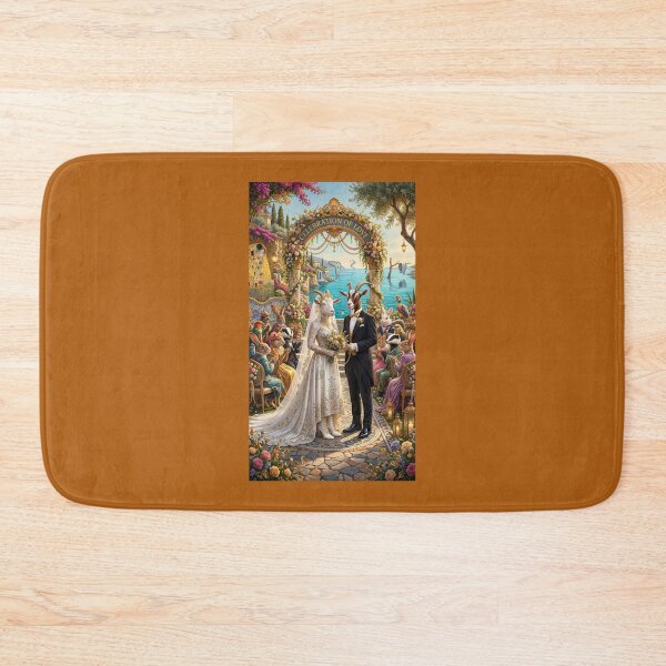 Item preview, The wedding of a goat and a billy goat. Year of the Goat 2027. designed and sold by Natalia-Vlad.