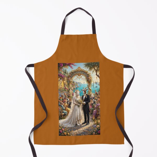 Item preview, The wedding of a goat and a billy goat. Year of the Goat 2027. designed and sold by Natalia-Vlad.