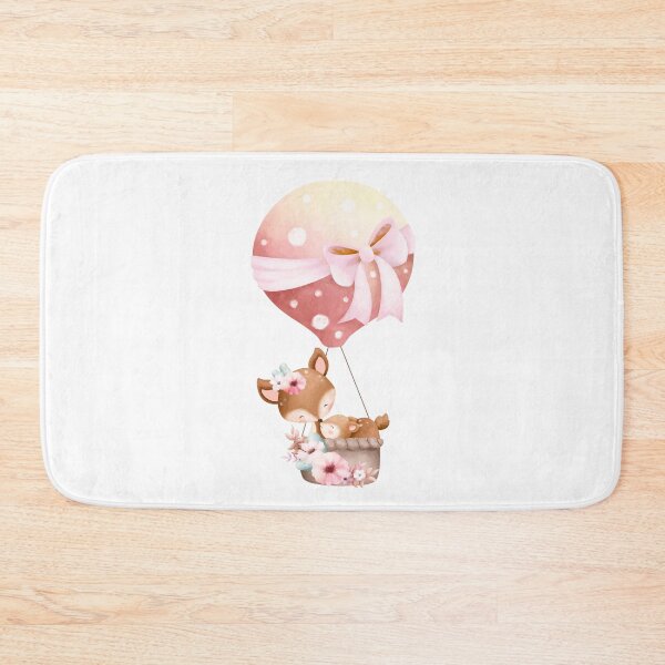 Item preview, Easter Mom and Baby Deer with Balloon - Adorable Spring Fawn Gift designed and sold by FuzionRaptor.