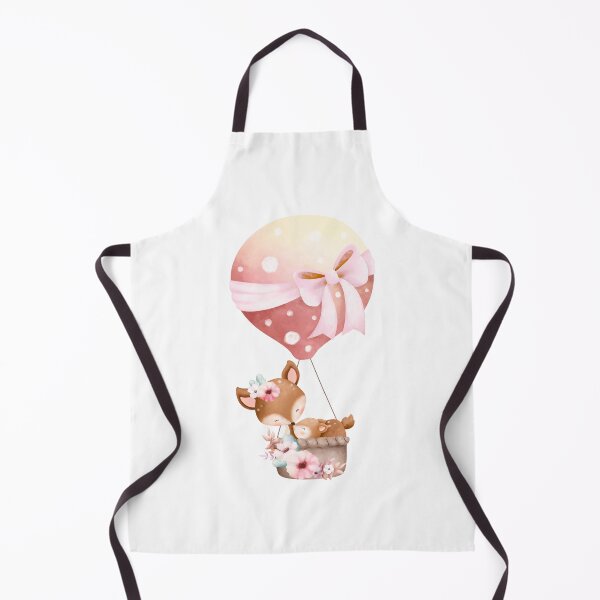 Item preview, Easter Mom and Baby Deer with Balloon - Adorable Spring Fawn Gift designed and sold by FuzionRaptor.